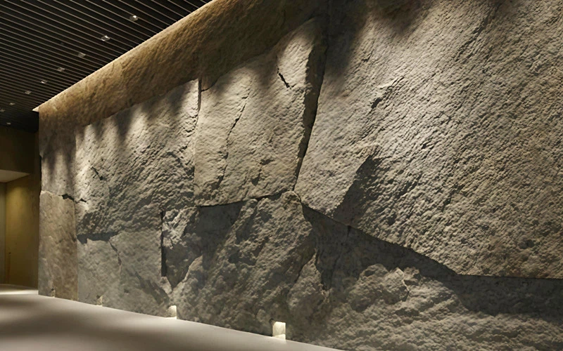 فائر - درجہ بند پنجک پتھر کی دیوار پینل